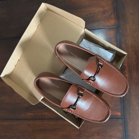 Steve Madden Other - Steve Madden Kids Loafers Cognac 5